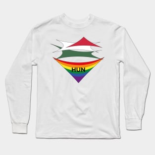 Hungary pride flag Long Sleeve T-Shirt